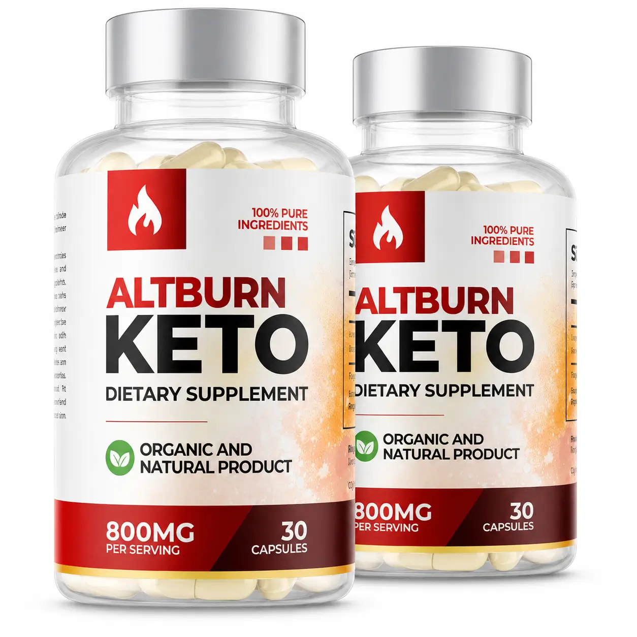 AltBurn Keto 2 bottle package